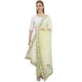 thumbnail image 2 of Phagun Women Ethnic Wrap Hizab Net Dupatta Long Stole Scarf Gift For Her-Lime Green, 2 of 5