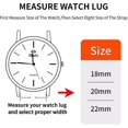 thumbnail image 5 of (2 Pcs) Silicone Watch Straps 18mm 20mm 22mm Quick Release - Black Soft Rubber, 5 of 5