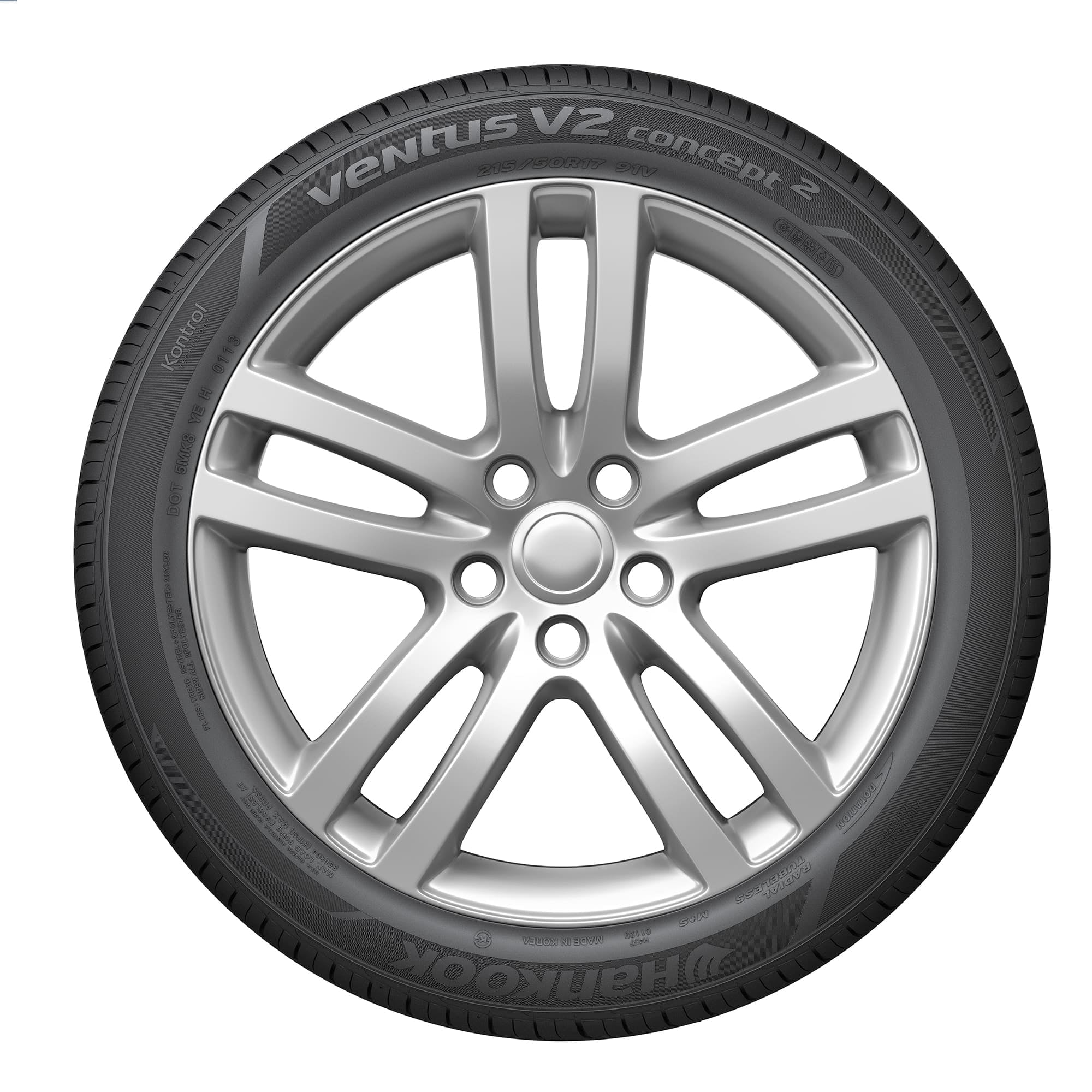 New Tire 205/50R15 Hankook VENTUS V2 CONCEPT 2 H457 86H SL 500 AA A All Season High Performance Tire