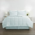thumbnail image 2 of iEnjoy Home 8-PC Premium Microfiber Queen Bed in a Bag in Aqua Blue, 2 of 3