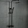 thumbnail image 3 of Wall Mount Exposed Shower Combo Set, Adjustable Handheld Sprayer Bathroom Mixer Combo Set with Thermostatic Rough-in Valve, 3 of 9