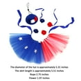 thumbnail image 3 of Clearance! Antqov 4th of July Pet Costume Independence Day Accessories, Red Blue & White Skirt Birthday Paw Print Bandana Hat Bowtie USA Flag for Cats Pet Party Supplies, 3 of 9