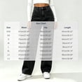 thumbnail image 2 of cocolona Womens Plus Size High Waist Jean Pants Elastic Waist Straight Wide Leg Denim Pants with Pockets, 2 of 4