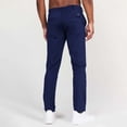 thumbnail image 7 of JTieacloth Men's Casual Solid Color Elastic Casual Business Pants Fashion Pants Men's Pants Cargo Pants for Men Blue, 7 of 7