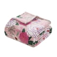 thumbnail image 2 of Hallmark Multicolor Flourished Love 50" x 70" Plush Throw Blanket, 2 of 4