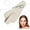 White, variant on Eyebrow Trimmer Scissor, 2-in-1 Professional Eyebrow Scissors with Comb, Stainless Steel Grooming Makeup Tool for for Women & Men at Home