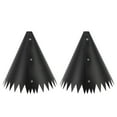 thumbnail image 1 of Squirrel Proof Bird Feeder Pole Baffle PVC Guard Stopper Black for Outdoor Use, 1 of 7