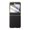Black, variant on Allytechgroup for Galaxy Z Flip 5 Case with Screen Protector, Faux Leather Electroplating TPU Full Body Shockproof Anti-Scratch Bumper Rugged Phone Case for Samsung Galaxy Z Flip 5, Black