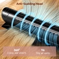 thumbnail image 4 of NICEBAY Airflow Styling Curling Iron, Hair Straightener, 1 inch Curling Wand, 360° Cool Air Vent, Flat Iron, Universal Voltage, 4 of 9