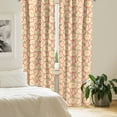thumbnail image 2 of Ambesonne Fruits Curtains, Modern Illustration Fruit, Pair of 28"x95", Apple Green Beige and Red, 2 of 5