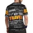 thumbnail image 2 of Rocae Travel for Men's Mesh Quick-Dry Short Sleeve Workout T-Shirt,Mens Crew Neck Tee Lightweight Soft Classic T Shirts 6X-Large, 2 of 9