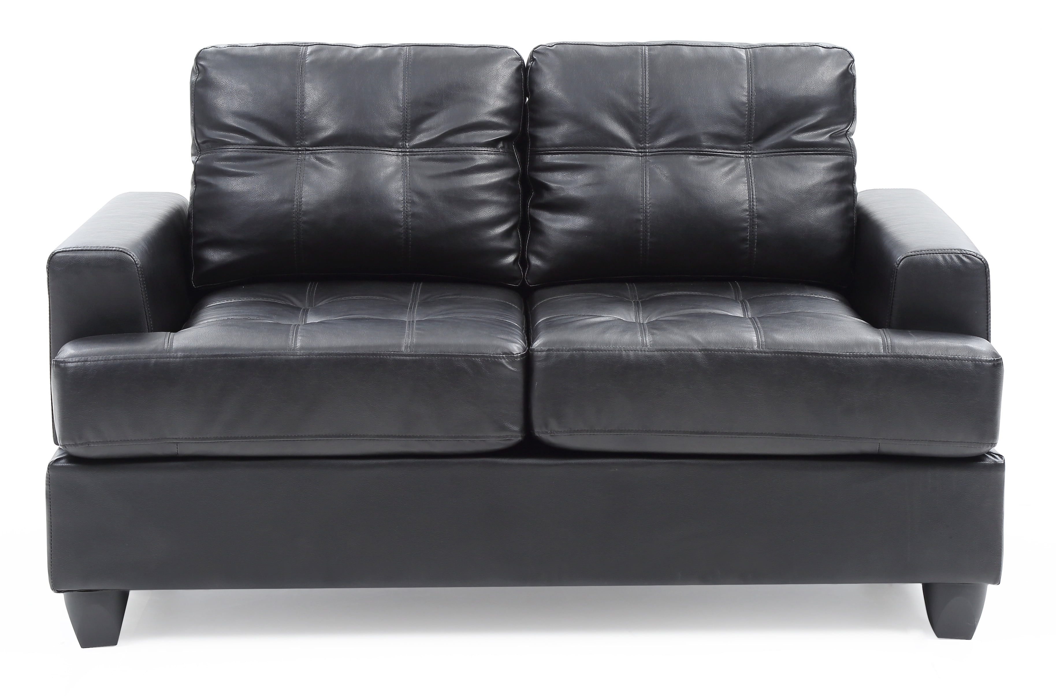 Glory Furniture Sandridge Loveseat in Black Color