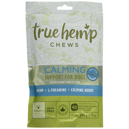 Leaf Pet 40 Count Hemp Chews Calming Support for Dogs, 7 oz, One of nature's most balanced and richest source of fatty acids By