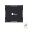 thumbnail image 1 of X96 Max Smart TV BOX 2G + 16G / 4G + 32G / 4G + 64G Reemplazo de la caja de TV para Android 8.1 Amlogic S905X2 Quad Core Kearding DZ4682-02B, 1 of 2