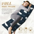 thumbnail image 4 of Naloa Cartoon Swan Super Soft 20x60 Body Pillow Case,Long Side Hidden Zipper（PILLOWS ARE NOT INCLUDED）, 4 of 6