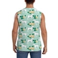 thumbnail image 4 of Haiem Men's Horse And Flower Print Tank Tops Summer Sleeveless Cut Off Workout T-Shirts Fitness Vest Athletic Undershirts-X-Large, 4 of 8
