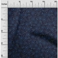 thumbnail image 2 of oneOone Polyester Spandex Blue Fabric Floral Diy Clothing Quilting Fabric Print Fabric By Yard 56 Inch Wide, 2 of 5