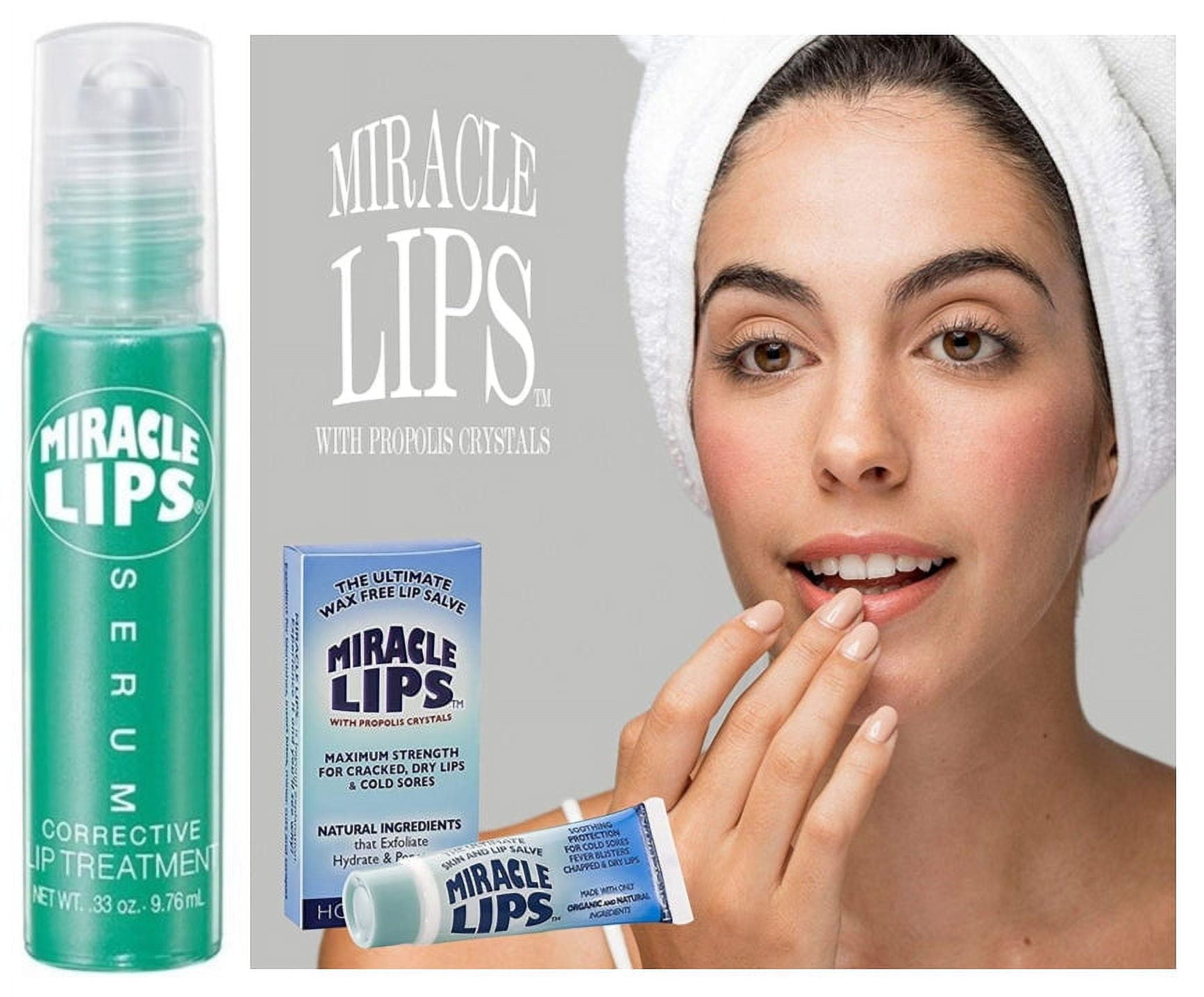 Miracle Lips Organic 2in1 Lip Scrub and Balm