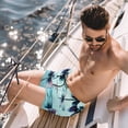 thumbnail image 2 of luoweisi Men's Beach Shorts Quick Dry Swim Trunks with Mesh Lining Dragonfly M, 2 of 5