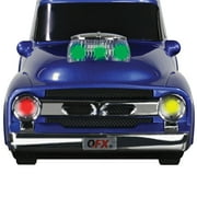 سماعة بلوتوث محمولة Qfx مع إضاءة Led ، أزرق ، Bt-1956