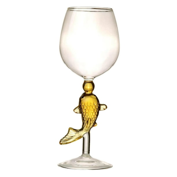 Copa de vino, copa de cristal, decoración, copa de champán, copa de cóctel para comedor, cumpleaños, herramientas de inauguración de la casa, regalos Amarillo