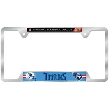 Tennessee Titans Laser License Plate - Tennessee Titans WinCraft License Plate Frame - No Size