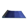 thumbnail image 2 of Ahgly Company Indoor Square Abstract Blue Contemporary Area Rugs, 4' Square, 2 of 4