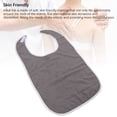 thumbnail image 4 of Adult Bib, Soft Adjustable Terry Bib Clothing Protector  for Nursing Homes Blue,Gray, 4 of 7