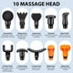 thumbnail image 5 of Pistola de masaje TOLOCO Deep Tissue con 10 cabezales, negra, 5 of 7