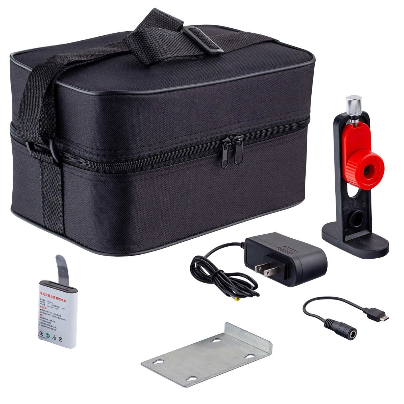 12 Line Green  Laser Level-100ft/30m-6000mah Rechargeable-3x360 Rotary Laser Level,IP54 Laser Levels Self/Manual Leveling with Rotary base,Carrying Pouch for Construction,Home Renovation