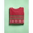 thumbnail image 3 of Christmas And New Year Pattern Sweatshirt Men -Image by Shutterstock, Male x-Large, 3 of 4