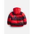 thumbnail image 2 of Cars Toddler Boys Heavyweight Puffer Jacket, Sizes 2T-5T, 2 of 3