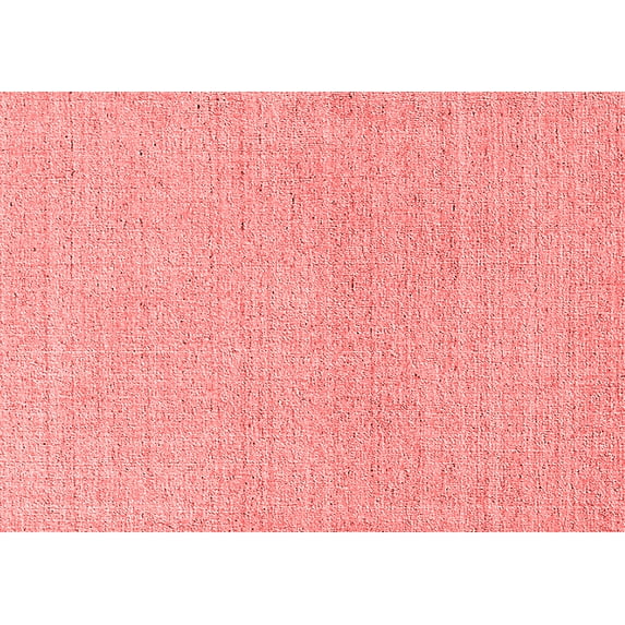 Ahgly Company Indoor Rectangle Solid Red Modern Area Rugs, 7' x 10'