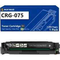 CRG-075 Toner Cartridge for CRG075 075 Compatible for Canon ImageCLASS LBP646Cdw LB647Cdw MF662CdW MF663Cdw MF660 LBP640 Series Printers, High Yield 1,400 Pages, with Chip,Black-1 Pack
