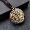 thumbnail image 1 of Orgone Metatron Cube Om Necklace,Chakra Crystal Stone for Healing Yoga Mediation,Emf Protection,Geometry, 1 of 4