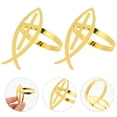 thumbnail image 2 of 4 anillos de servilleta con forma de cruz religiosa, anillos de servilleta para bautizo, porta servilletas decorativos para comedor., 2 of 7