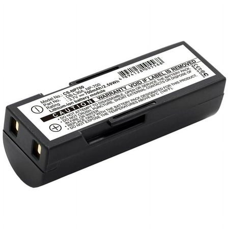 Replacement Battery for PENTAX Optio Z10 D-LI72 3.7V/700mAh