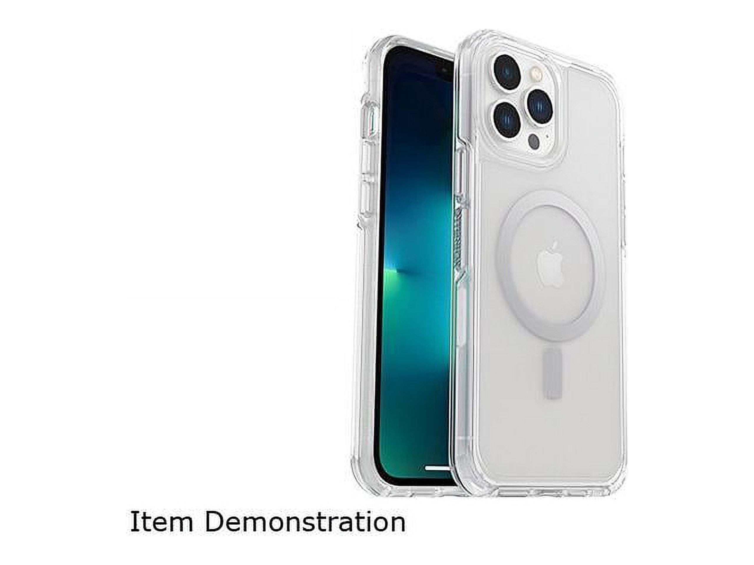 OtterBox Symmetry Series+ Clear Antimicrobial Case for MagSafe Clear Case for iPhone 13 Pro Max 77-83662