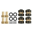thumbnail image 4 of Combinador De Cubo Hexagonal RC, Adaptador De Extensión De Cubo Hexagonal RC De 9 Mm De Largo Borde Biselado De Latón 4 Piezas A Prueba De Herrumbre Para Coche De Control Remoto OTVIAP RC Hex Drive Combiner, 4 of 8