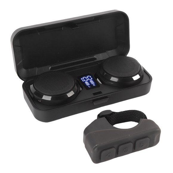 Wireless Helmet Speaker, Stable Connection Motorcycle Helmet Headset Suppressing Wind Noise HiFi Sound for Outdoor Sports Skiing Climbing