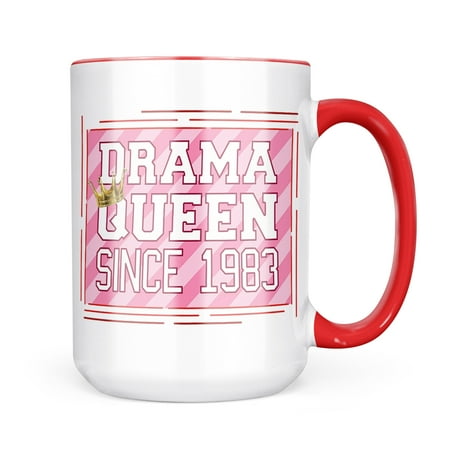 

Neonblond Drama Queen since 1983 in pink Mug gift for Coffee Tea lovers