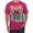 Fuschia, variant on Dean Russo Cosmic Panda Animal Lover Men's Graphic T-Shirt, Forest Green, X-Large