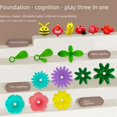 thumbnail image 4 of Bloques de construcción para jardín de ensamblaje de mundo cambiante para niños, juguetes de ensamblaje de arreglos florales de inteligencia DIY, 4 of 4