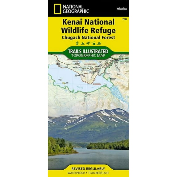 National Geographic Trails Illustrated M Kenai National Wildlife Refuge Map [Chugach National Forest], Book 760, (Paperback)