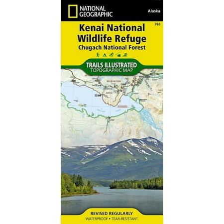 National Geographic Trails Illustrated M Kenai National Wildlife Refuge Map [Chugach National Forest], Book 760, (Paperback)