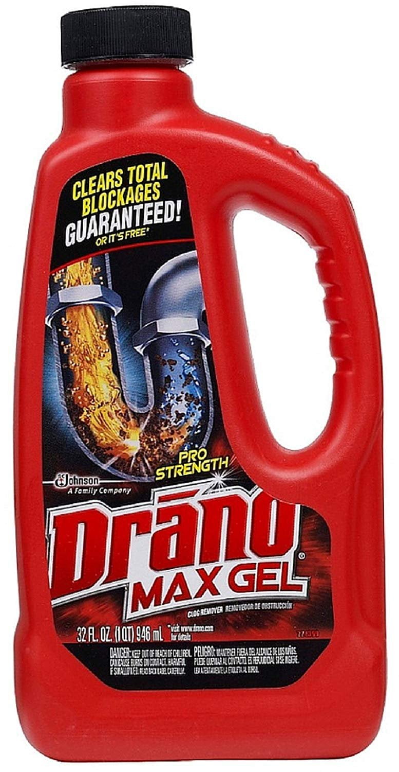 Drano Max Gel Clog Remover 32 oz Pack of 3 