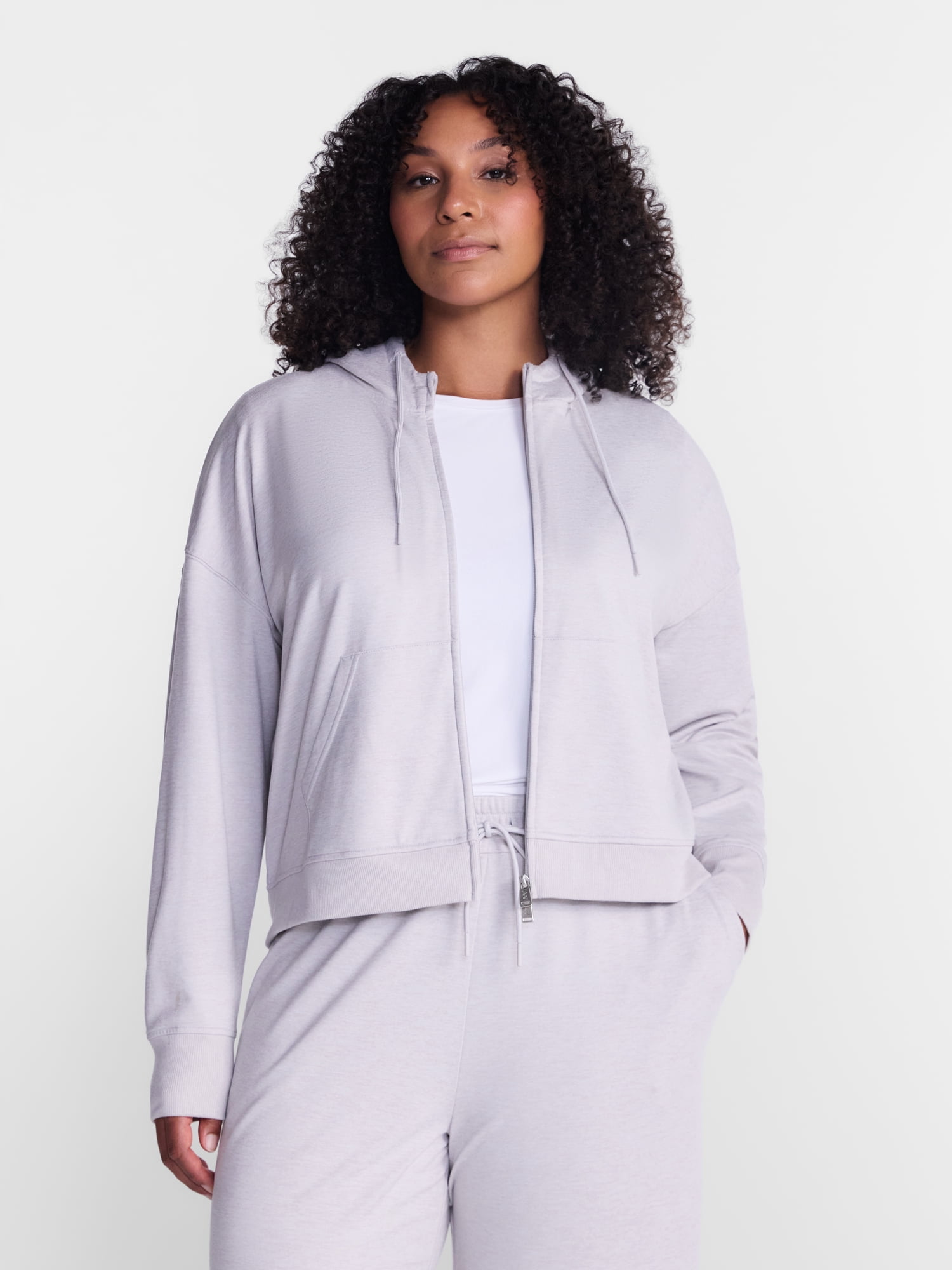 Athletic Works Women's and Women's Plus ButterCore Hoodie, Sizes XS-4X