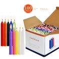 thumbnail image 2 of Juego de velas cónicas Chime Spell HELLY, sin perfume, 4 cm, 100, 2 of 8