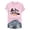 Pink, variant on SAZBJOJN Womens Tops Halloween "Yes I Can Drive A Stick!" Printed Crew Neck Tops for Women Loose Comfortable Casual Wear T Shirts for Women Size L White