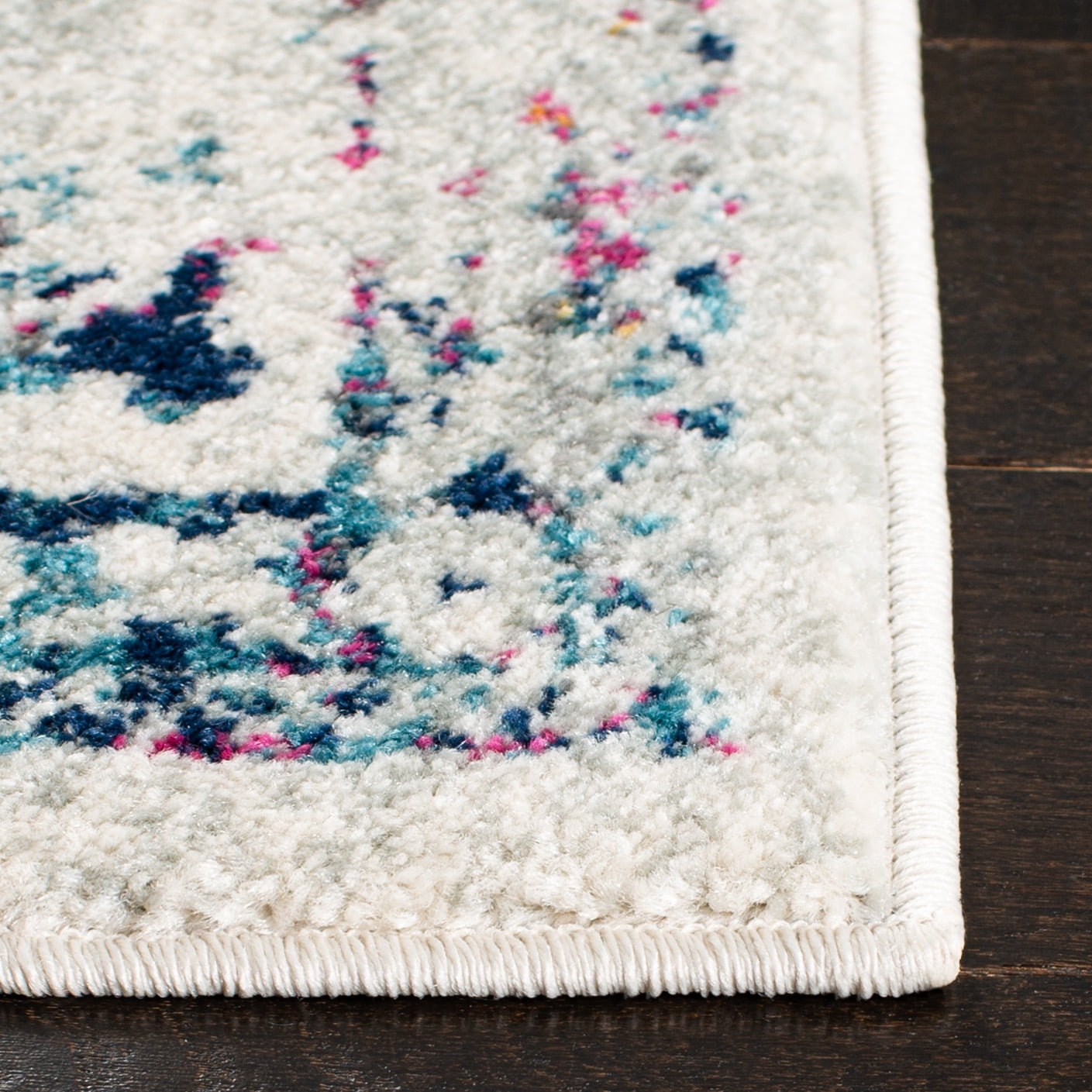 Safavieh Evoke Trena Floral Runner Rug, Ivory/Fuchsia, 2'2" x 11'